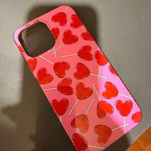 Heart Lollipop Phone Case - Pink and Red